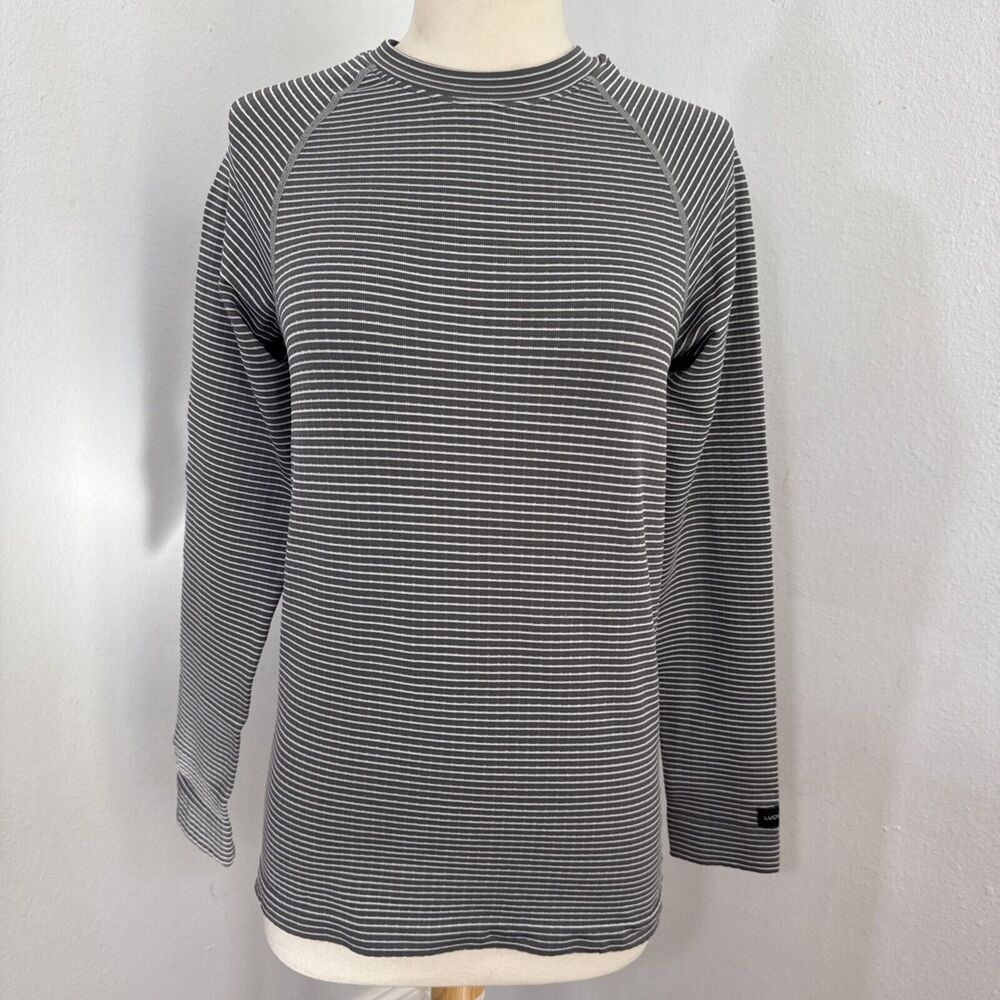Lucky Brand Top Womens Small Athletic Striped Stretch Pullover